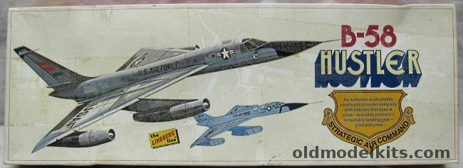 Lindberg 1/64 B-58 Hustler, 5304-300 plastic model kit